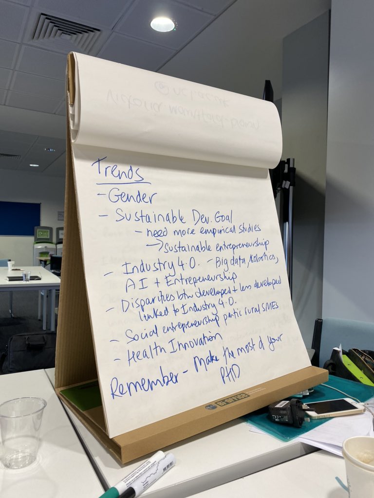 AvielCogan's tweet photo. From inspiring discussions about impact to harsh truths and helpful tips about publishing, so far the #isbe2019 Doctoral Day has been excellent! @_ISBE @vgmountford https://t.co/sbarLNplbo