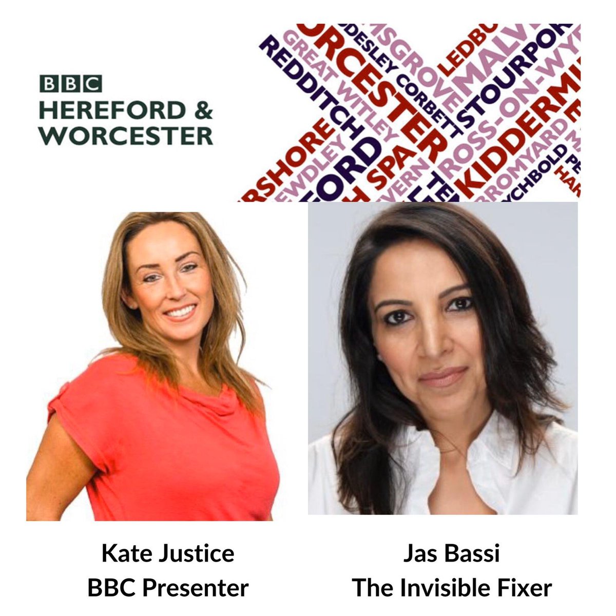 JBassiofficial's tweet photo. Hi everyone, I am really looking forward to being on @bbchw on the @katejustice show from 6:30pm onwards. I will be sharing my journey as #theinvisiblefixer... Make sure you tune in!
Jas, xo https://t.co/cm1SQajqaq