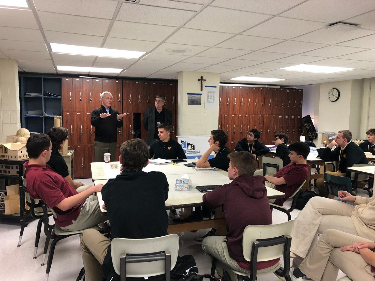 LAAlumniNetwork's tweet photo. Blessed to have #LAalum Mr. Drew Nieman '73, from Riverside Investment and Development Company, back to speak with our students in the Architecture Club. From design concept to building completion, he covered it all. Elite learning experience for our students. #GoRamblers https://t.co/Oy8VMpLKaI