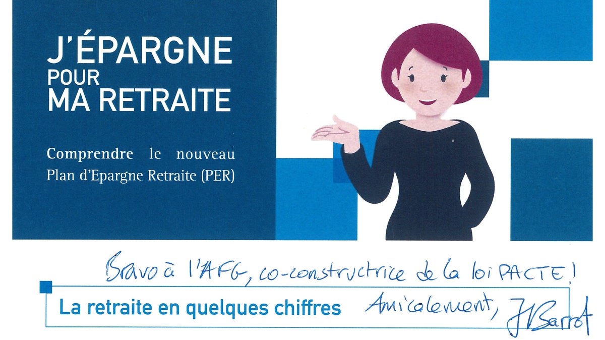 AFG_France's tweet image. Jean-Noël Barrot Député des Yvelines et Vice-président @AN_Finances félicite @AFG_France pour son engagement sur le Plan d’#EpargneRetraite #LoiPacte "Bravo à l'AFG, co-contructrice de la loi PACTE !" #Retour sur le guide @AFG_France 👉 bit.ly/2QglJ8w graphisme @Cristoon