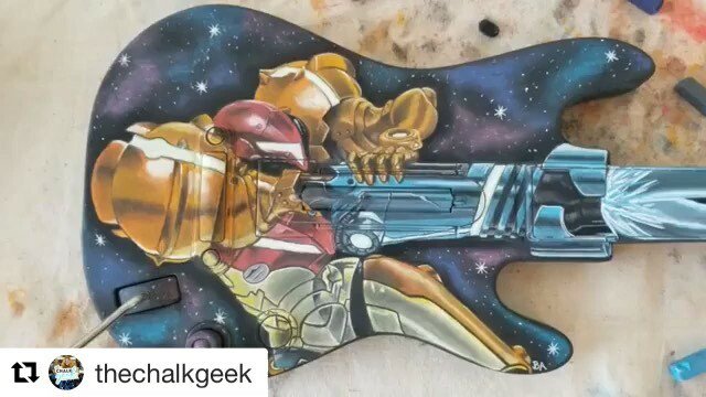 MetroidDatabase's tweet image. I think we have to chalk it up to pure talent with this one! #repost (with permission) of the lovely piece by @thechalkgeek, who made this for a silent auction for charity! Stop by their page and give them some love! -Lillith #metroid #metroidfanart #alw… ift.tt/33NLtNu