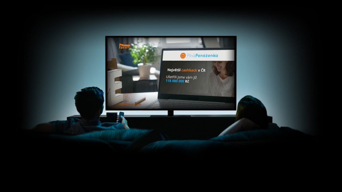 PlnaPenezenka's tweet photo. Přinášíme cashback až do vašich obývacích pokojů📺
@PlnaPenezenka spustila předvánoční kampaň na TV Prima. Od minulého týdne se její diváci setkávají s Plnou Peněženkou v televizních spotech včetně hlavních vysílacích časů. #plnapenezenka #cashback https://t.co/qGIZJUKjUP