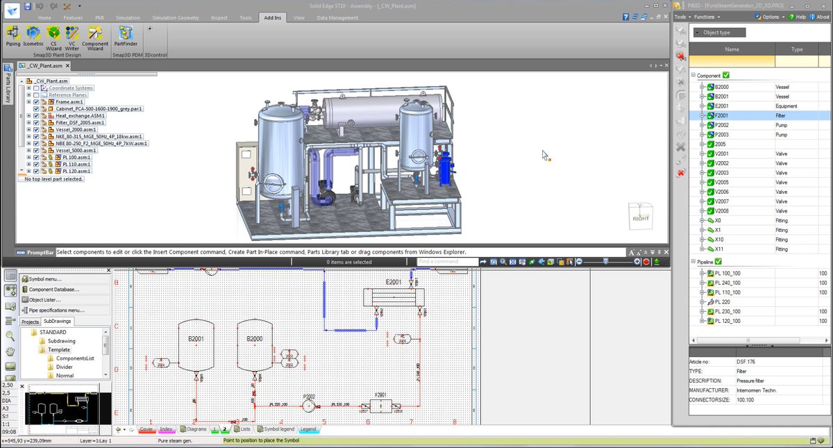 siemenssoftware's tweet image. Solid Edge modular plant design solutions allow for fast, easy planning of complex piping systems and plant designs. Discover more on what Solid Edge can do for your plant design needs. #SolidEdge2020
sie.ag/374x8OI