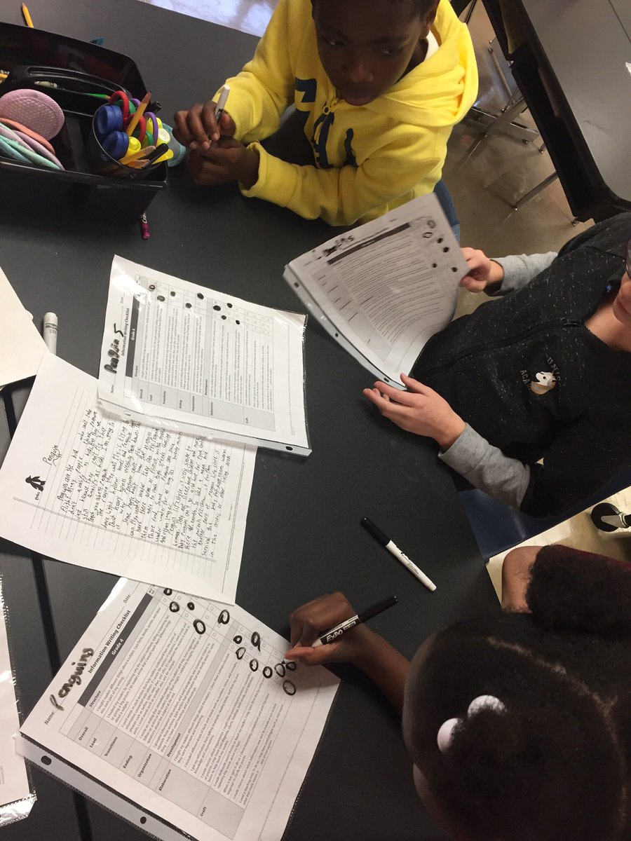 BBaldwin625's tweet photo. Clear goals make a difference! “One of John Hattie’s most important ways to accelerate a person’s learning curve is to provide a crystal clear image of the final production.” —Up The Ladder, Informational #TCRWP #Checklists #StudentSamples https://t.co/5yFwMYfNyV