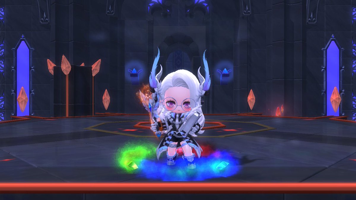 More Blackshard Nexus shots!
I really like map made for this battle, it's so ominous.

#MapleStory2