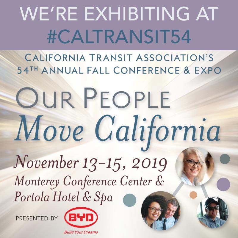 SeanSolisTMG's tweet photo. We’re here at #CalTransit54, Booth 218 has all our products on display.  @luminator_ @Amerex_Fire @SportworksRacks @GMVSYNCROMATICS @ApolloVideo @kielseats https://t.co/LSLa9sQ1ww
