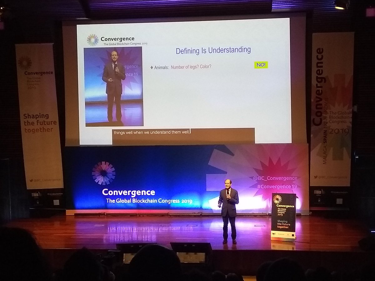 And we now welcome <a href="/silviomicali/">Silvio Micali</a> ! Winner of an Alan Turing award and involved in zero knowledge proof. 

He will talk about decentralisation and blockchain.

#convergence19
<a href="/BC_Convergence/">Convergence</a>