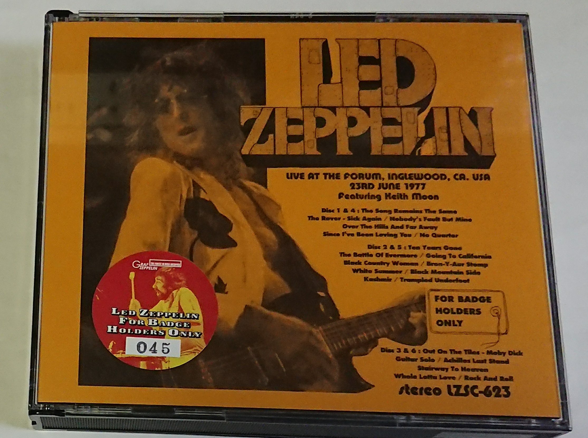 洋楽 Led Zeppelin For Badgeholders Only Tara Led Zeppelin 