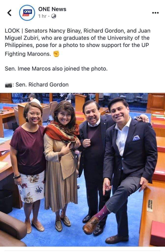hecklerforever8's tweet photo. THE SHADE! Winner kayo @onenewsph! #UPFight 

Runner-up: @rapplerdotcom 👍🏼 https://t.co/gzYwXpVtfd