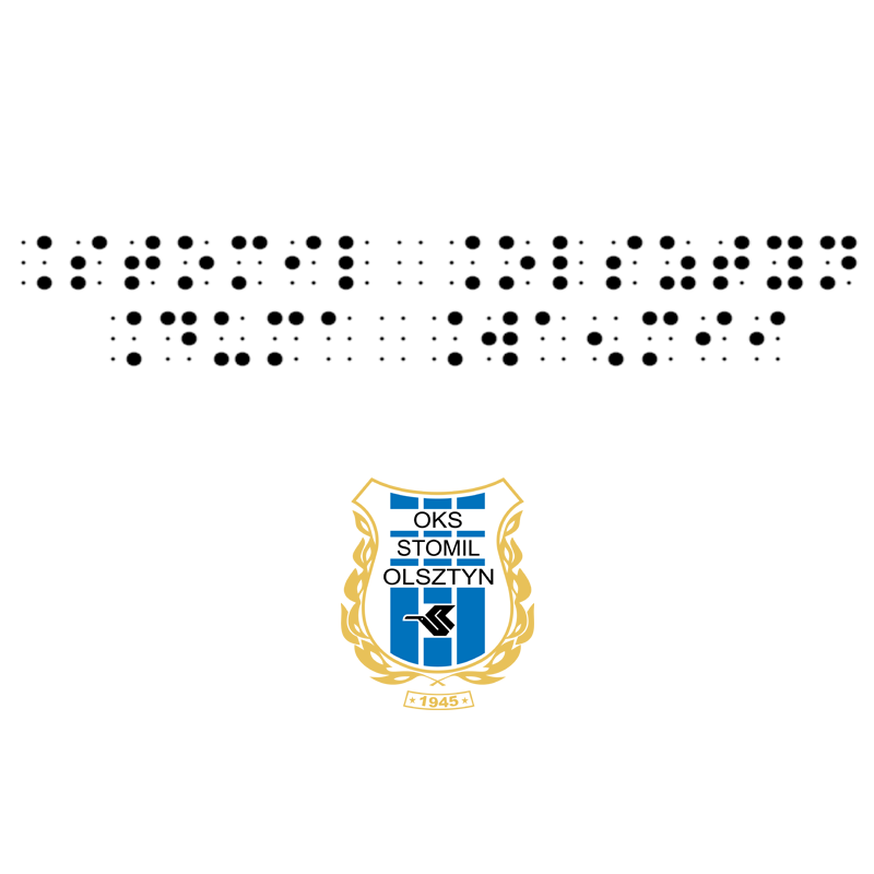 StomilOlsztynSA's tweet photo. Trzynasty listopada jest Międzynarodowym Dniem Niewidomych.

Przygotowaliśmy pewne hasło w alfabecie Braille'a. ⚪🔵 https://t.co/dOBBhrINv0