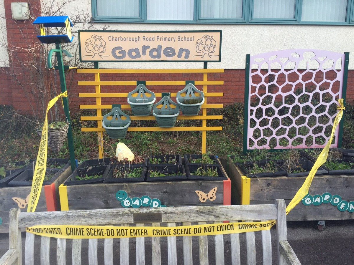 Something strange has appeared in the playground this morning. What could it be? How did it get there? #NoPensDay