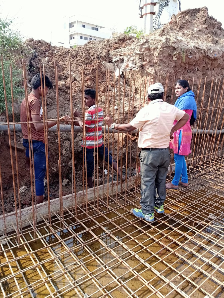 AE9_uppal's tweet photo. Box Drain Raft steel inspected by EE sir ,DyEE madam,Kurma Nagar, Ramanthapur @EE_Uppal  @Dc_Ghmc https://t.co/v4LGed2bkN