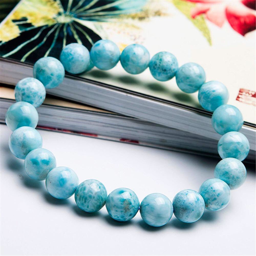 Procyonian's tweet photo. BLUE LARIMAR GEMSTONE BRACELET
 https://t.co/ixlTN6c4vx #larimarbracelet #larimar #larimarjewelry #larimarstone #gemstones #jewelry #larimarstones #gemstonejewelry #beads #yogijewelry #bracelet #intentionaljewelry  #intuitivejewelry #republicadominicana #fashion https://t.co/Nr7Z9GPA3T