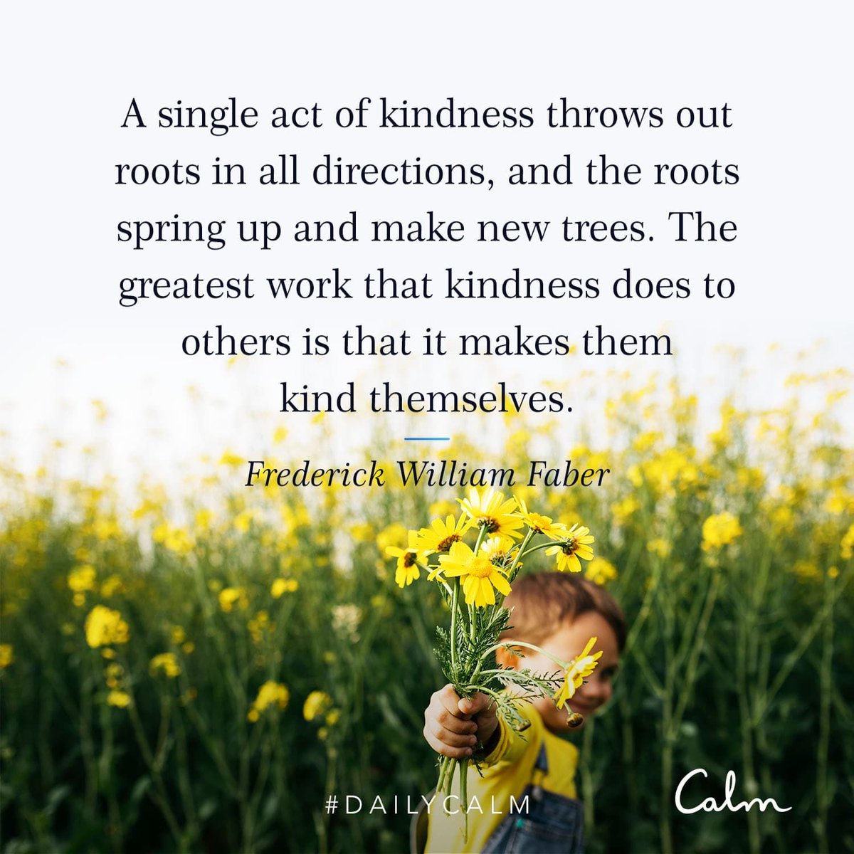 calm's tweet image. The power of kindness. #DailyCalm #WorldKindnessDay