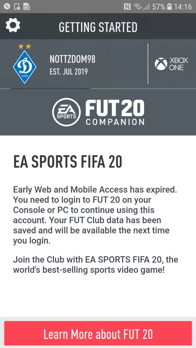 domross98's tweet photo. @EAHelp
 I can't log into the companion app or the web app. Every time I try it comes up with this I've logged on on console but I still get this message? https://t.co/aMeyJ3MPv8