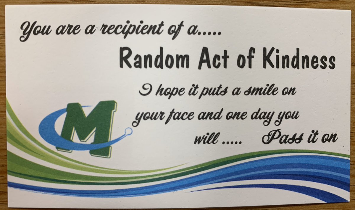 tdavis1016's tweet photo. Today is World Kindness Day so MI is kicking off Random Acts of Kindness with our staff!! #mistrong #funshinecommittee #masonmoment @principalmesser https://t.co/aPbtwsQ4Ja