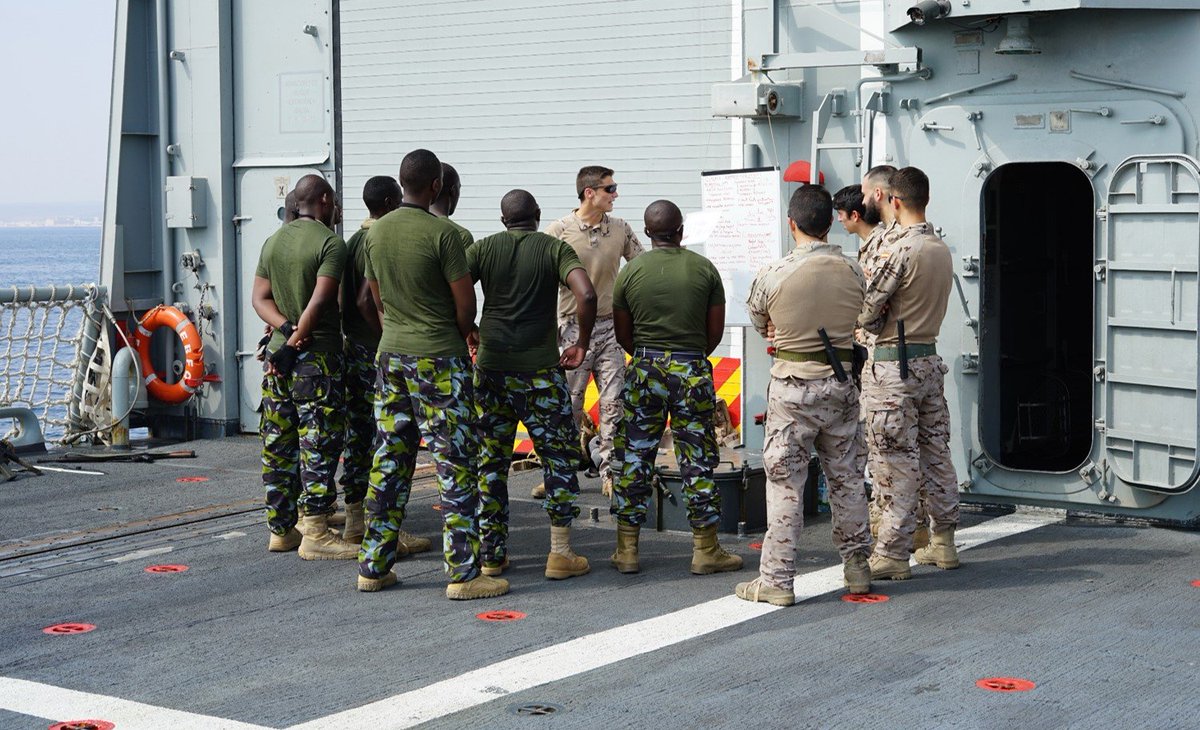 ngwata_'s tweet image. Our Navy training with the Spanish Navy.