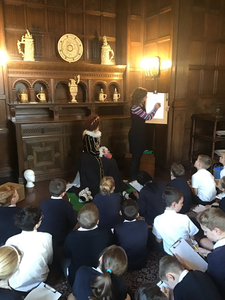 HendalPS's tweet photo. Year 5 had a wonderful day yesterday visiting Temple Newsam House linked to our topic of ‘The Terrible Tudors’. The children were able to dress to impress and create some fantastic Tudor portraits. #templenewsam #orcaclass #year5 #falconclass #tudors #history #hendalprimary https://t.co/N2htc2Jzeq