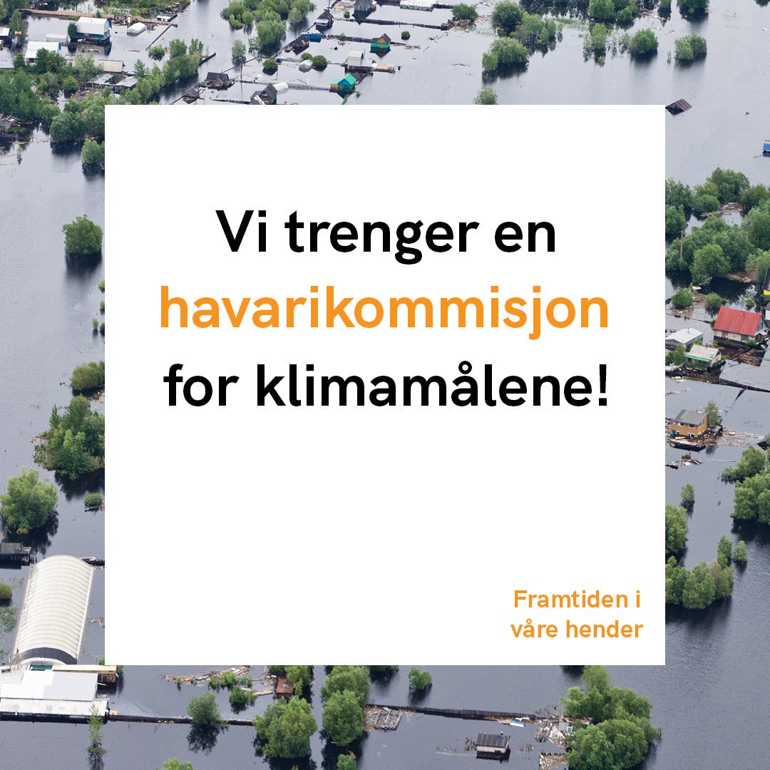 FIVH's tweet photo. Norge kommer ikke til å nå klimamålene for 2020, og dette har vært skjebnen til alle Norges klimamål de siste 30 årene. 🌍 Nå må vi lære av hva som gikk galt.

@Arbeiderpartiet støtter forslaget vårt om en havarikommisjon for Norges klimamål! Les mer på https://t.co/lCayANfB4p https://t.co/d4HS4STMhF