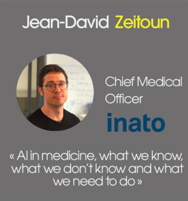 serenavc's tweet image. Only a week left before #DataDrivenParis our last speaker is Jean-David Zeitoun, Chief Medical Officer at @inatohealth . Topic? AI in medicine, what we know, what we don&apos;t know and what we need to do
👉 Get your free ticket bit.ly/2p1Vdob