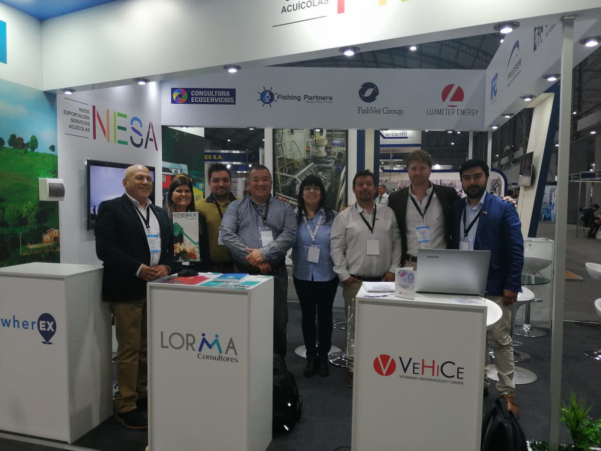 VehiceLab's tweet photo. Con GRAN participación de 11 empresas, reunidas en el NODO de exportación de servicios acuícolas, culminó la IX versión de la EXPOPESCA y ACUIPERÚ en LIMA.
VeHiCe continúa impulsando su estrategia de internacionalización de servicios. https://t.co/WrAnnNarkD
