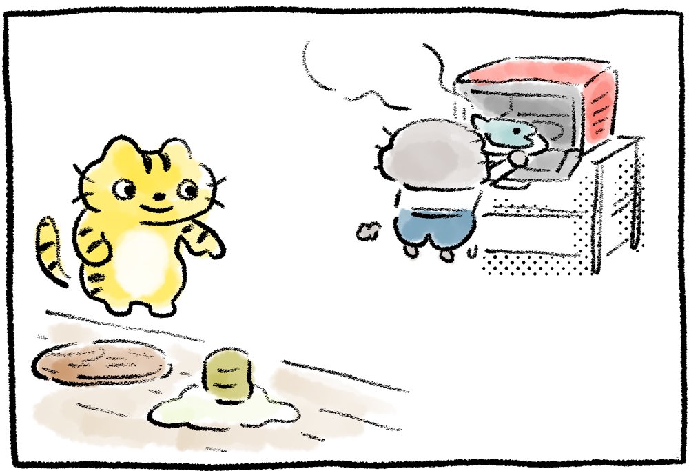 ぶっきゅうさんRETURNS
#ねこのぶーちゃん4コマ 