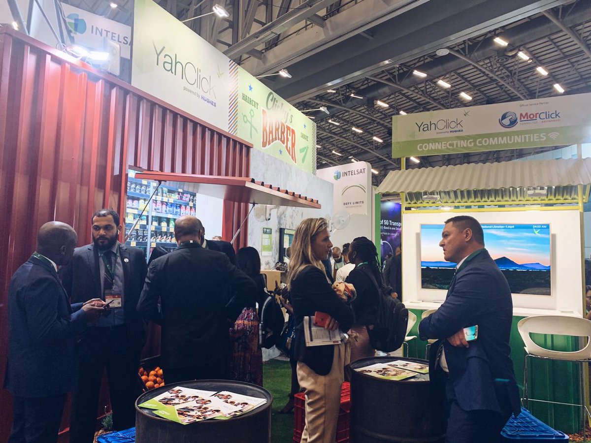 yahclick's tweet photo. We are supporting communities &amp; businesses across Africa by providing access to satellite internet since 2012. Visit us at stand E65 in hall 3 to see how we are making #connectivity in the region more accessible. @Connects_Africa #YahClickatAfricaCom #YahClickConnects https://t.co/90MMGP6B01