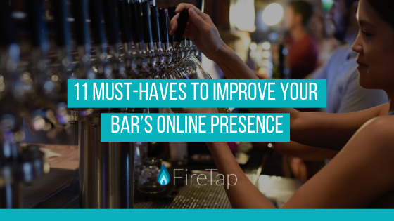 FiretapH's tweet image. From reservation widgets to professional photography - here are our 11 MUST-HAVES to improve your bar’s online presence! bit.ly/33DXrcx #hospitality #bar #marketing