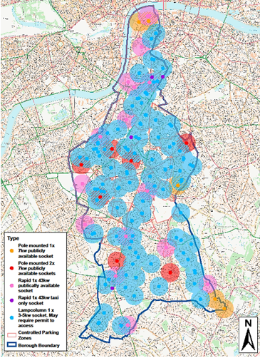 An emphasis on decarbonising transport and radically improving air quality in LambethA plan for delivering EV charging facilities within a 5 minute walk of everyone 