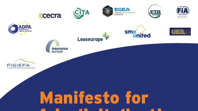Among 11 associations, we signed the Manifesto. In order to make our cars and roads safer on a daily basis, dealers and repairers must have access to car data! ⬇️ #TimetoAct
