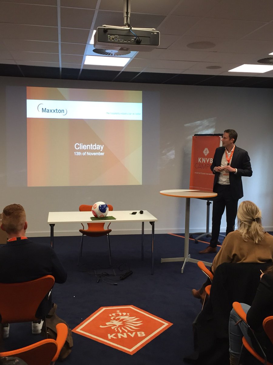 MaxxtonGroup's tweet image. Kick-off #Maxxton Clientday @knvbcampus by Ruben de Looff (COO) #MaxxtonSoftware #CustomerSuccess