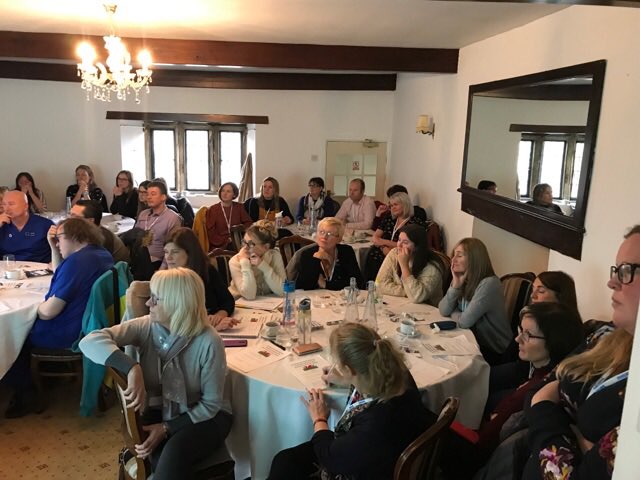 NivWales's tweet photo. Dr Anna Lewis discussing challenges in Acute NIV service delivery. Lots of discussion around service provision elsewhere and breaking down barriers for development of service #NIVNetworkMeeting #Sharinggoodpractice https://t.co/q2s3d1ObIM