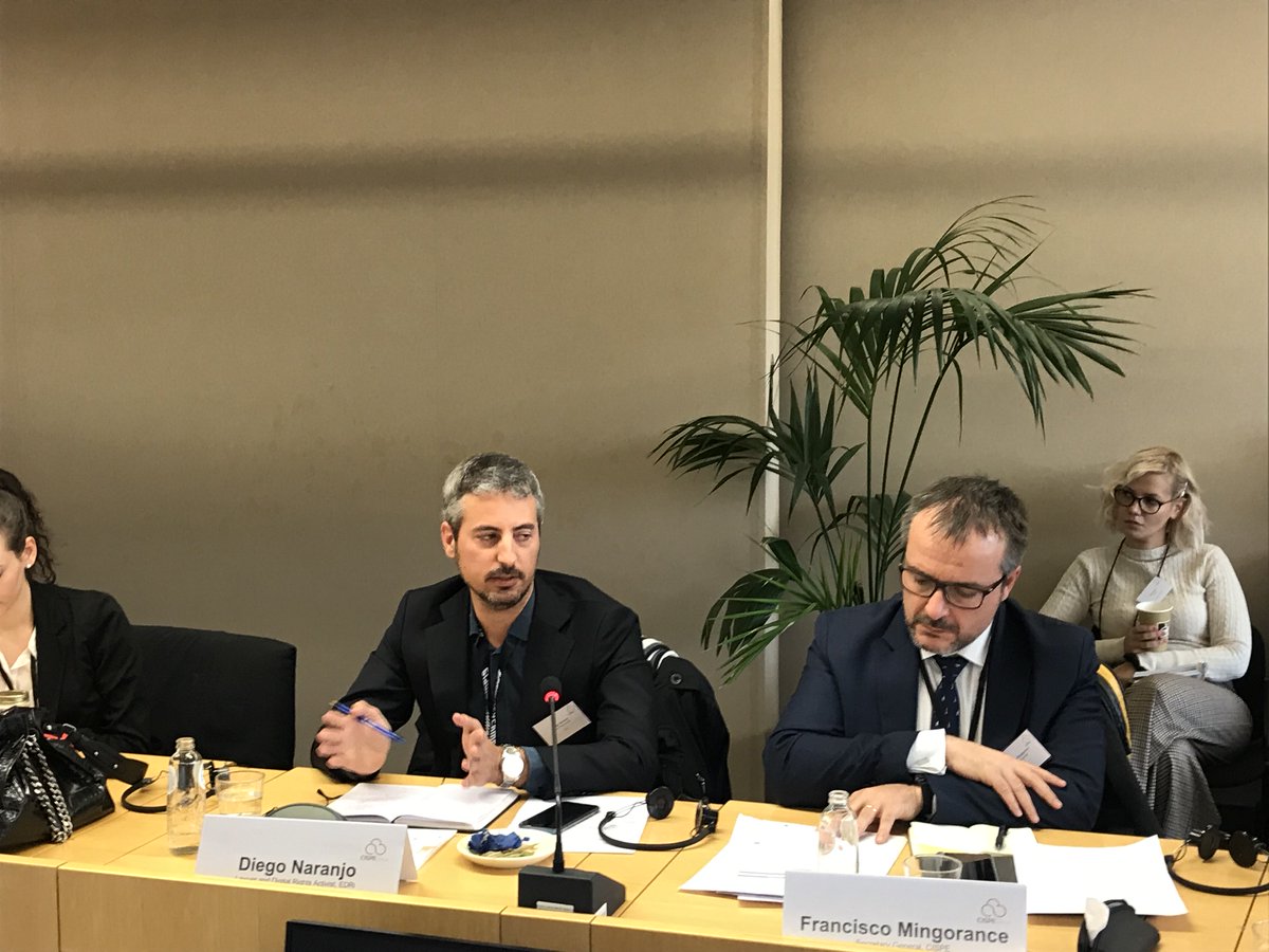 cispe_cloud's tweet photo. Diego Naranjo @edri is talking at the Fighting Terrorist Propaganda Online event at @Europarl_EN @cispe_cloud #WrongPlayer https://t.co/Z589tcerTG
