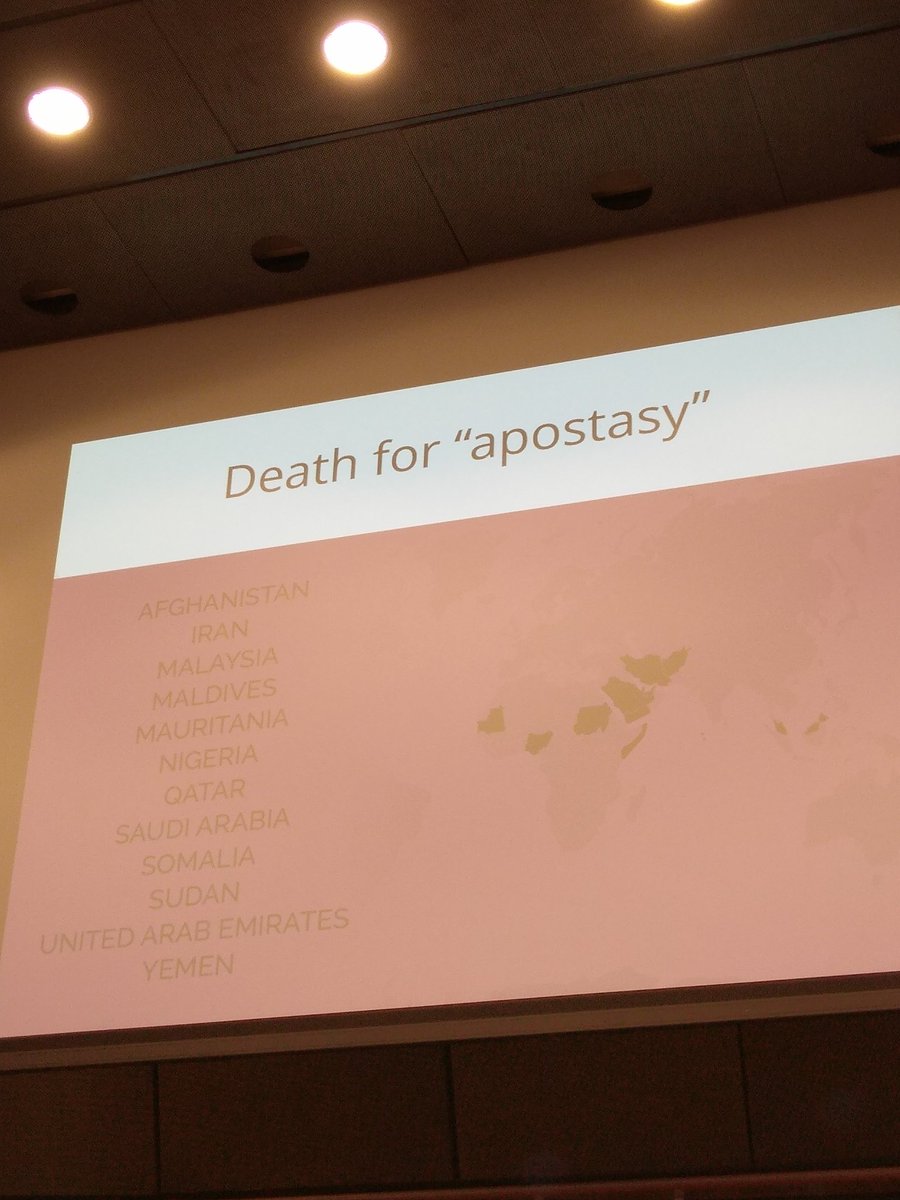 TommasoVirgili_'s tweet photo. Around the world, one can still be put to death for changing #religion in 12 #Islamic countries applying #sharia: sharia-based systems are incompatible with #forb and #HumanRights. #freethoughtreport #apostasy https://t.co/1KjHhvPk94
