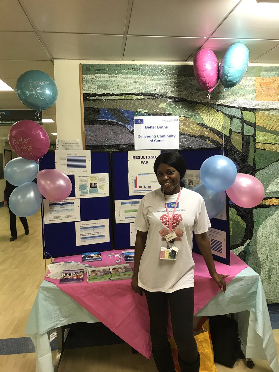 Better Births Sarah enjoys building a good rapport with her caseloading women - great job satisfaction @RoyalFreeNHS @BetterBirthsLdn @dunkleybent @MaternityVoices @Rosemaryvillar @MidwivesRCM @GillWaltonRCM