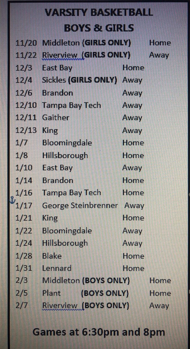 Come support your Lady Falcons in their 2019-2020 season!