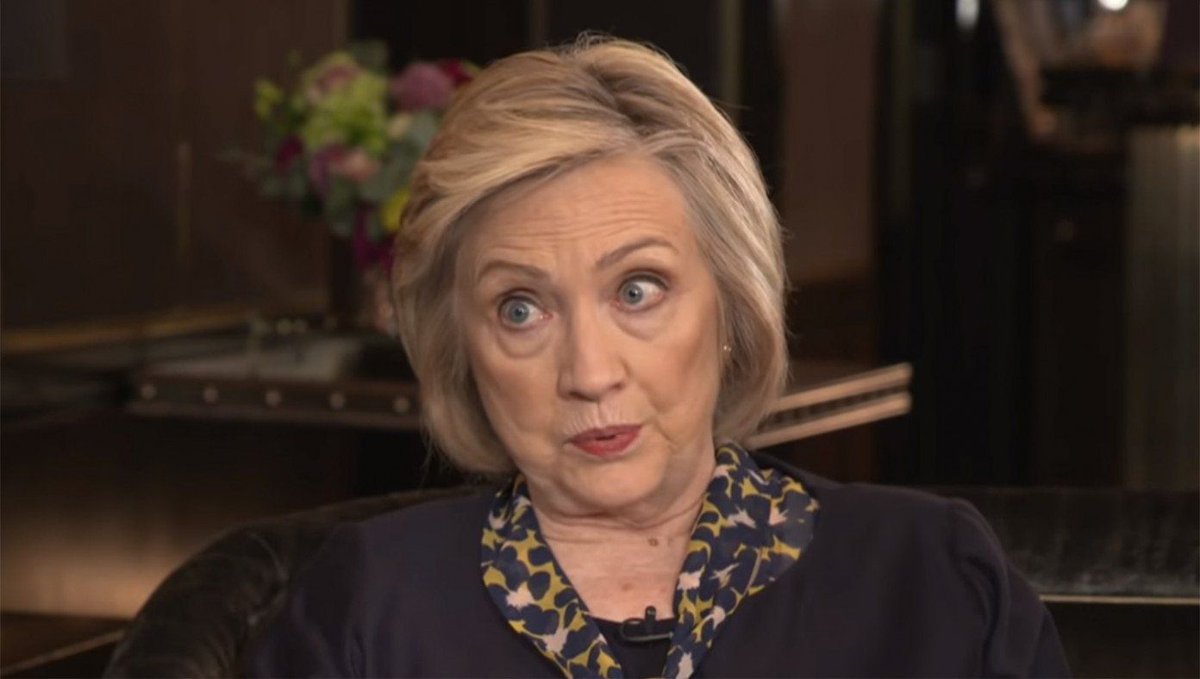 EdMann72's tweet image. Hillary Clinton Says She Is Being Urged To Run By Many, Many, Many Voices In Her Head buff.ly/2X8Sxli
In which direction?
#TheDailyRot #satire #HillaryClinton