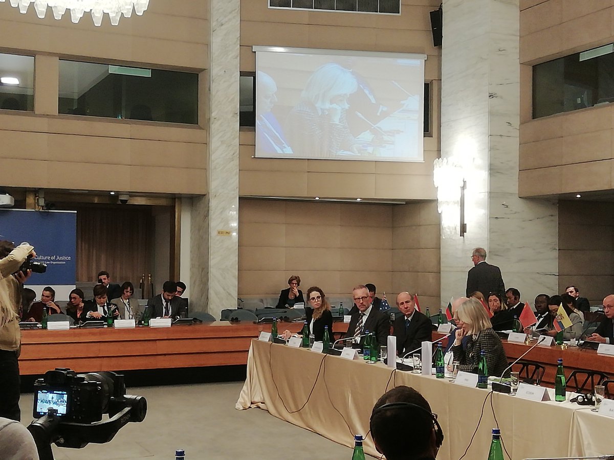 @aliquoriunicri contributing to the thematic discussion during @IDLO #AOP2019.
Combating illicit financial flows to accelerate action on #RuleOfLaw and achieve #Agenda2030 #SDG16. Hosted by @ItalyMFA in #Rome @cooperazione_it