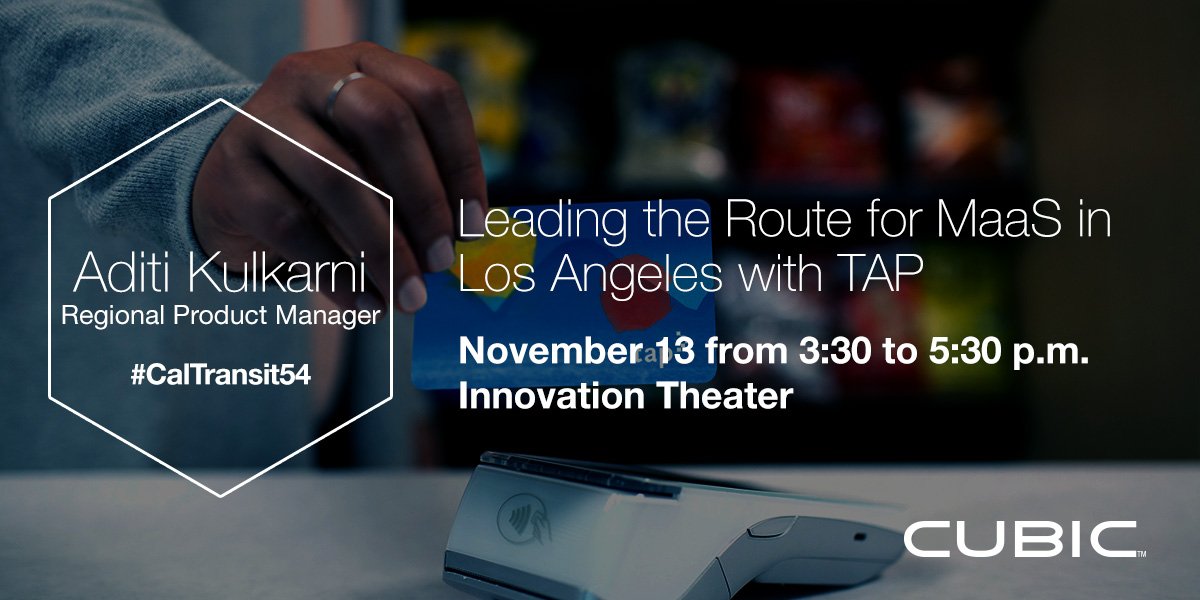 CubicTS's tweet photo. #caltransit54 // And in the Apps category, we have Cubic and LA Metro. The #LATAP story will be told at @caltransit as Mark Kroncke and Aditi Kulkarni take the mic. Be there! Listen. Learn.
https://t.co/kbpLuYVymN
#MaaS #collaboration #teamwork #innovation #innovationtheater https://t.co/9VXgODxpiF