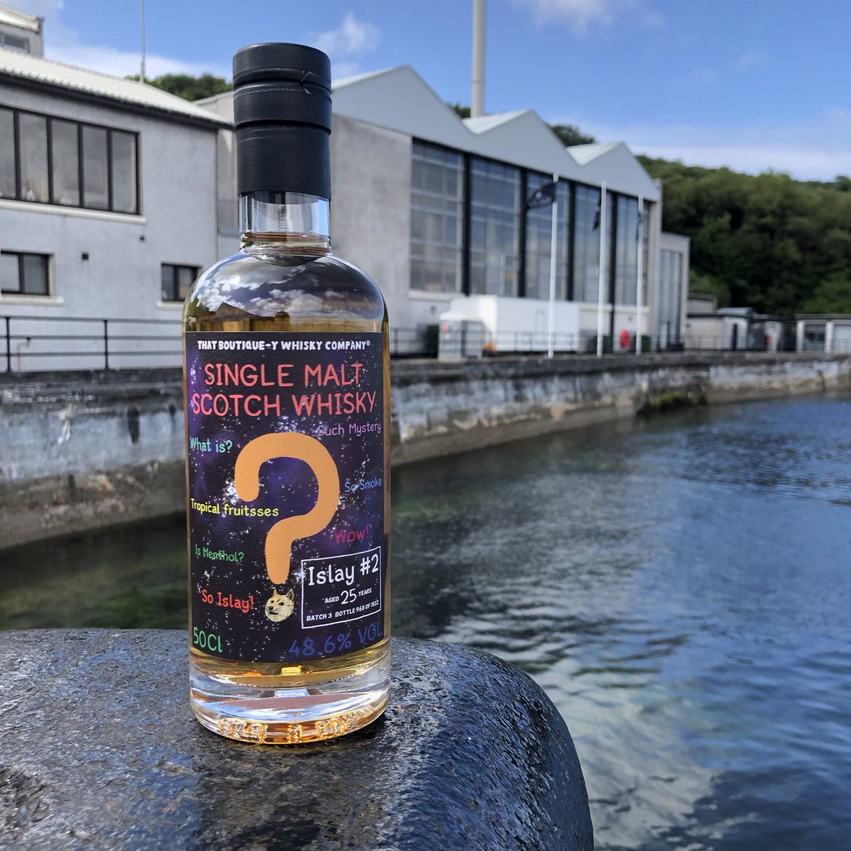 Could it be from Caol Ila?Plenty of unnamed Islay single malts are said to have come from Caol Ila, so logic suggests that it should be from Islay's largest distillery. I've never thought so, and the whisky makers I shared it with that week, agreed with me...