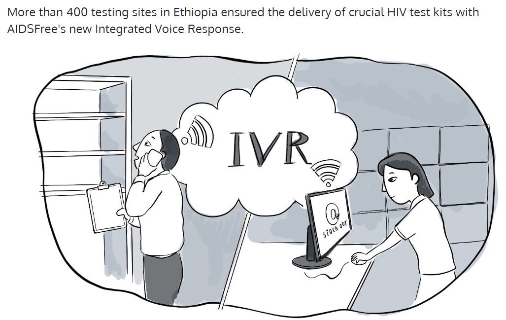 In #Ethiopia, #AIDSFree manages the integration of the Health Commodity Management Information System (HCMIS) to prevent stockouts of test kits, #HIV treatment, &amp; other health products. Visit our website to learn more about our activities &amp; progress: aidsfree.usaid.gov/countries/ethi…