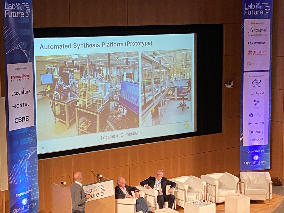 Thought synthetic #chemistry might be easier to automate than #biology?

<a href="/AstraZeneca/">AstraZeneca</a>’s iLAB worked through the process: it takes several hundred steps and integration of instruments from range of manufacturers - <a href="/Tecan_Talk/">Tecan</a> @TTPLabtech <a href="/LabcyteInc/">Labcyte Inc.</a> +more

#LaboftheFuture2019