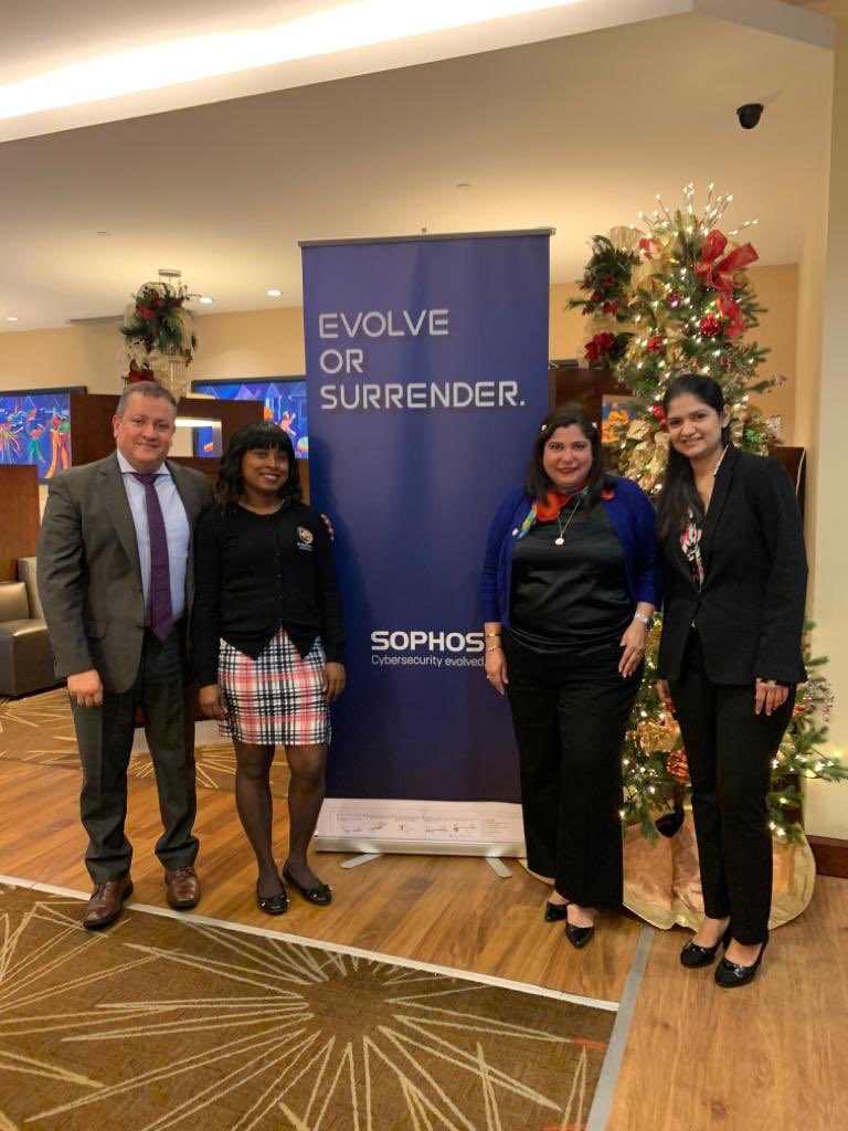 SophosLatAm's tweet image. Full house in Trinidad &amp;amp; Tobago at the Sophos and MC3 #CyberSecurityEvolved event! @CLAUVIZCARRA @marialemajo @QueenKetty1402 @j4iruX