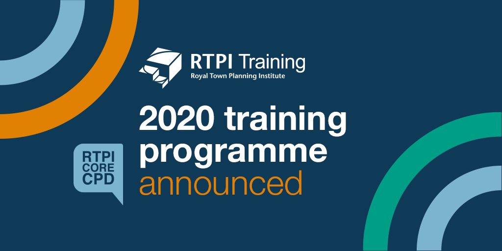RTPIPlanners's tweet image. 📣 NEW: Booking now open for RTPI’s programme of national training masterclasses for 2020! The 60-plus courses, which include a range of new topics, will run from February to December and will be delivered at 11 locations across the UK. #RTPICPD Details at rtpi.org.uk/briefing-room/…