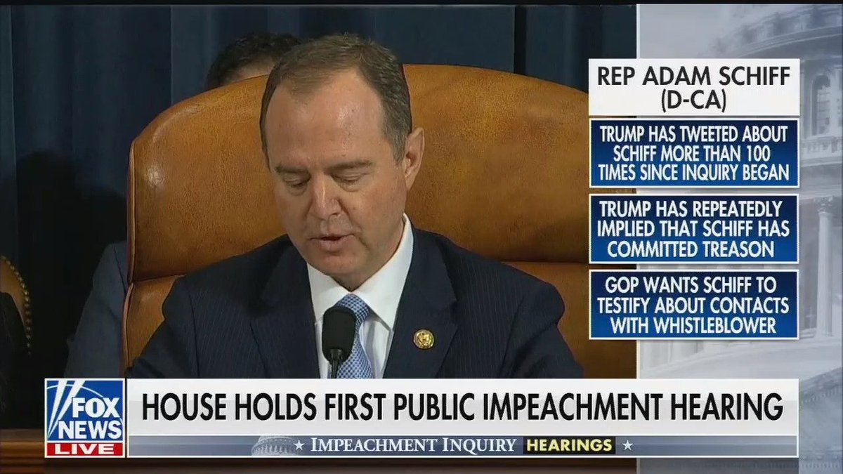 it should go without saying that fox's graphics for schiff -- yes, they couldn't fit it all on one -- are just absurd + something any "news" organization should (and would) be absolutely ashamed of
