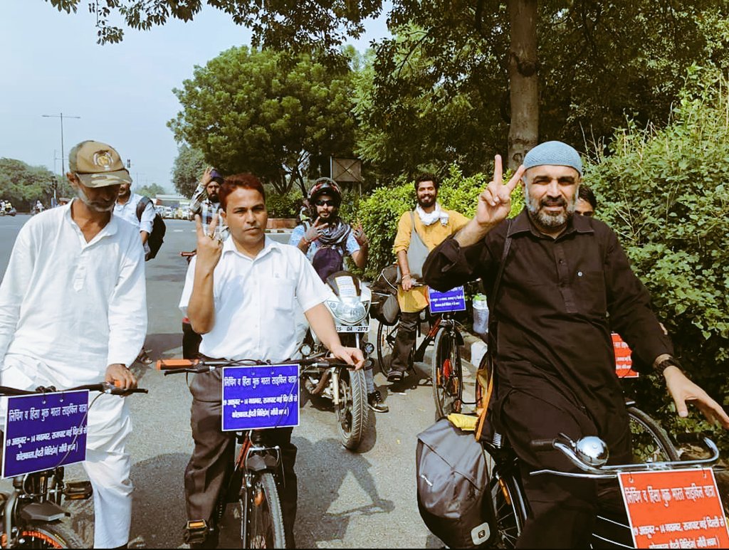 Our society is suffering from inhumanity. Cause is Lynching and violence. An inspiring human forces starting a lynching &amp; violance Free Cycle yatra 
Delhi to Kolkata 1700 KM

#HateFree_CycleYatra