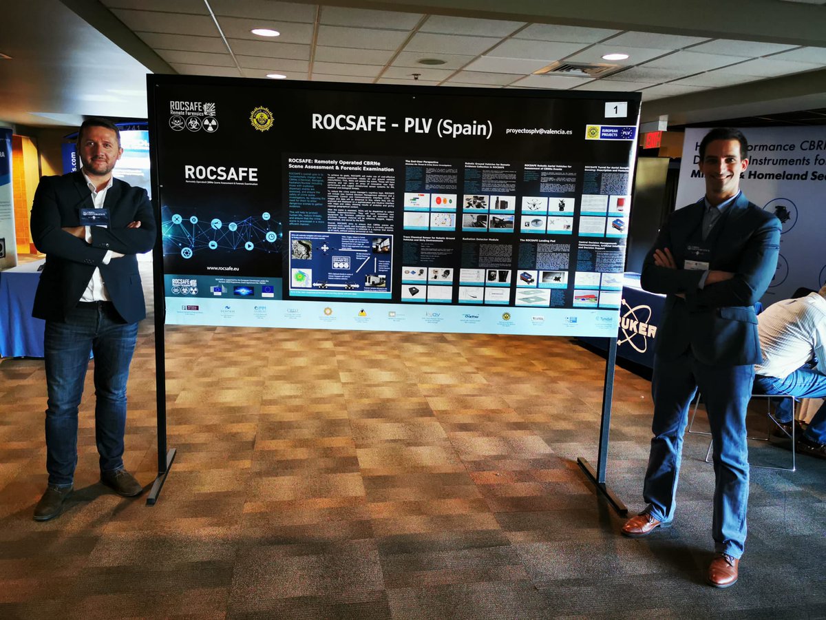 Great dissemination milestone achieved!
<a href="/policialocalvlc/">PoliciaLocalValència</a> has presented #ROCSAFE within the #CBRNeConvergence, the most relevant #CBRNe event worldwide