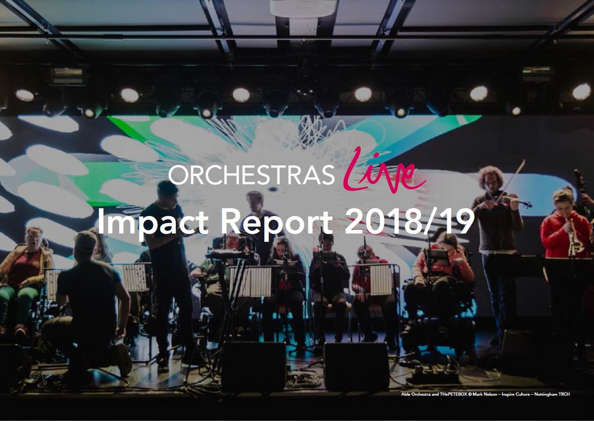 OrchestrasLive's tweet photo. Our 2018/19 Impact Report shares our headline stats and provides insights into the depth of impact our work has had – on individuals, on communities and on partner organisations. Find out more here: https://t.co/NA1n3eTmTe #impact #CultureMatters #CreativityMatters #ACEsupported https://t.co/5MM8Cu7OWs