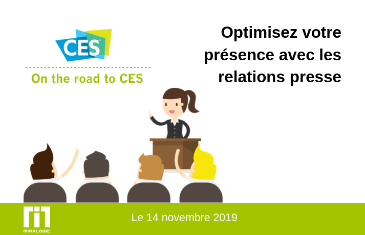 AgenceOxygen's tweet photo. Vous participez au #CES2020  mais vous ne savez pas comment optimiser votre présence sur cet événement incontournable ? 📢 Alors vous pouvez dés maintenant vous inscrire au webinar "On the road to CES"organisé par @Minalogic et animé par l'@AgenceOxygen ➡️ https://t.co/YSeVwdWkGy https://t.co/8Eg12uq0VN