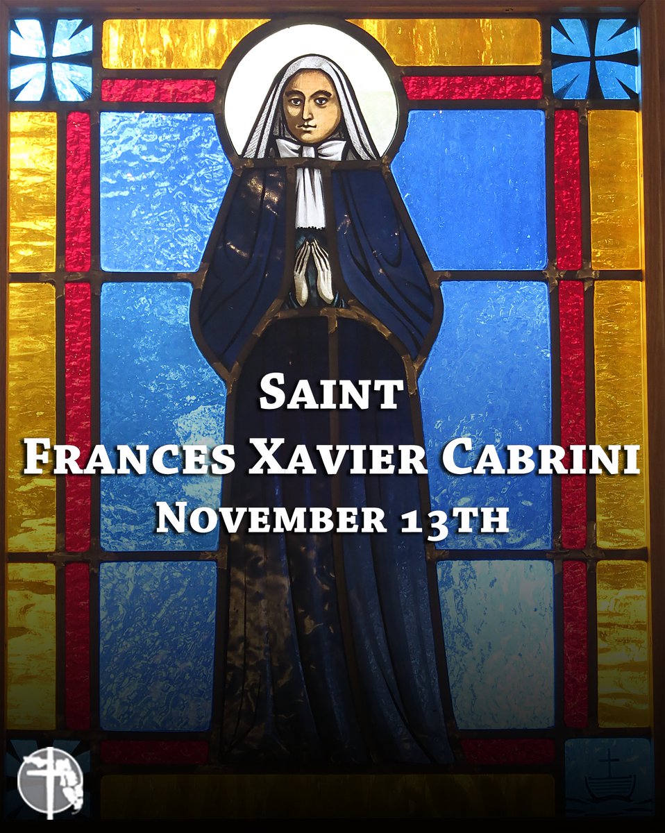 FlaCathBps's tweet photo. On the feast of Saint Frances Xavier Cabrini we remember the first naturalized citizen of the United States to be canonized a saint. 

Patron of immigrants, hospital administrators, and impossible causes, pray for us! https://t.co/pQWncvd300